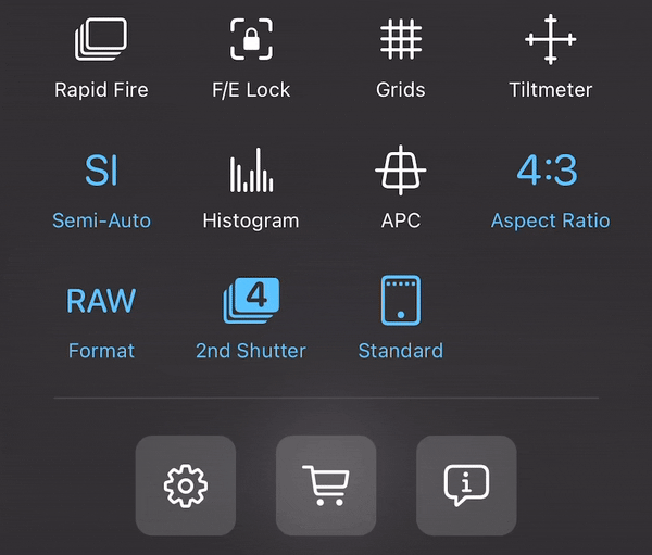 ProCamera Second Shutter Options 2021