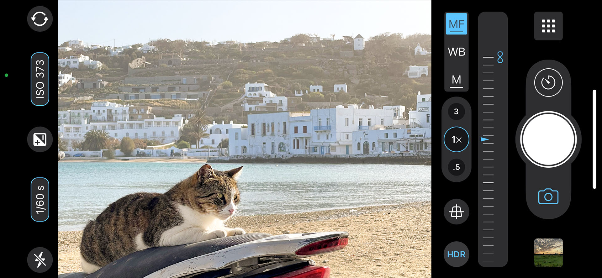 Capture Screen with ProCamera Manual Controls Panel