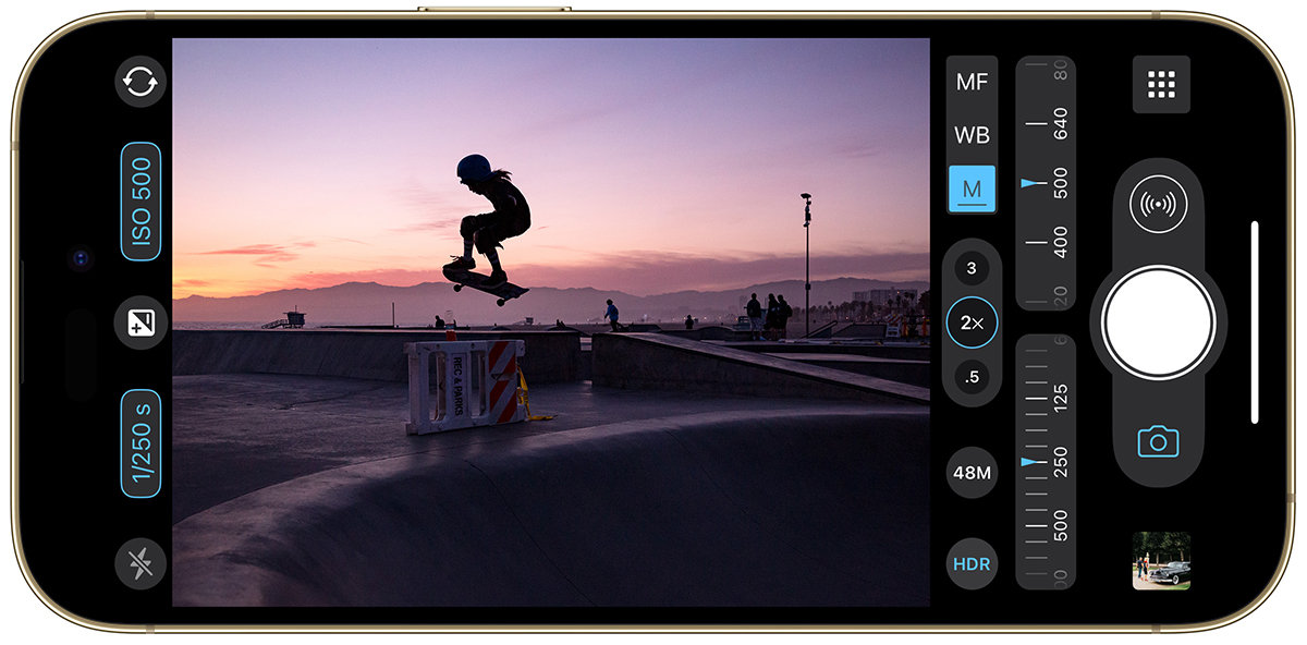ProCamera Responsive Capture with zero shutter lag