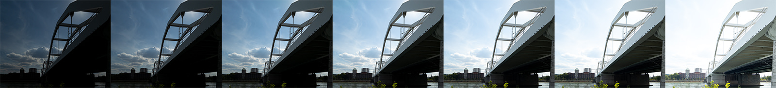 ProCamera Exposure Bracket - 7 RAW images