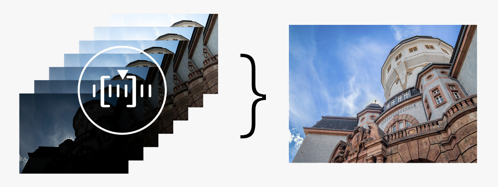 RAW Exposure Bracketing in ProCamera