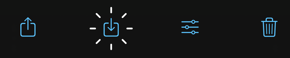 ProCamera Lightbox Export Icon