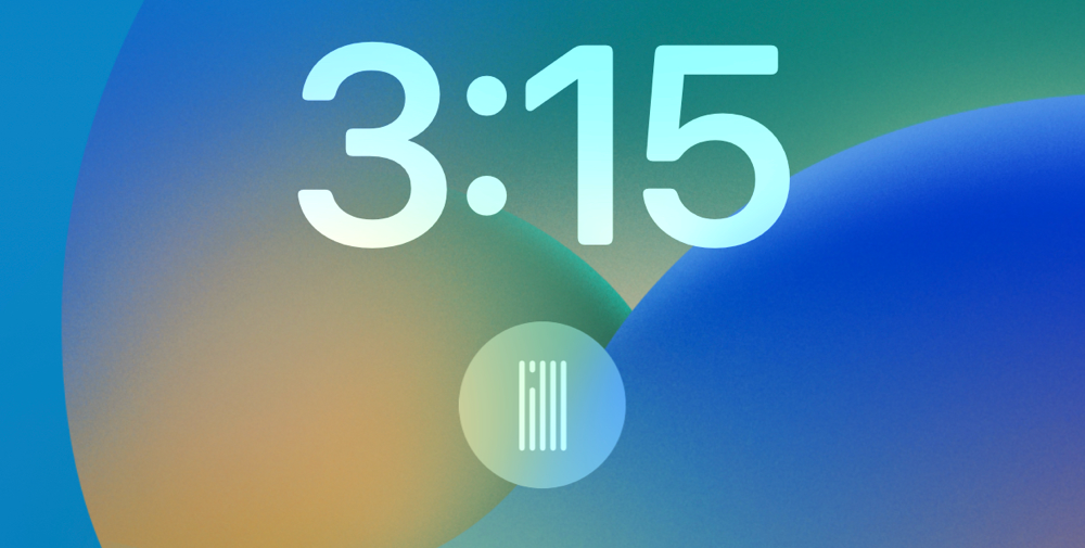iOS 16 Lock Screen with ProCamera quick launch widget